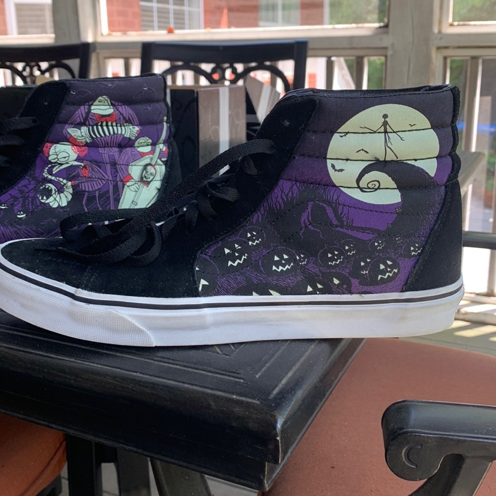 Nightmare Before Christmas Vans Men’s 12.0 GLOW Jack's Lament..  Worn twice.